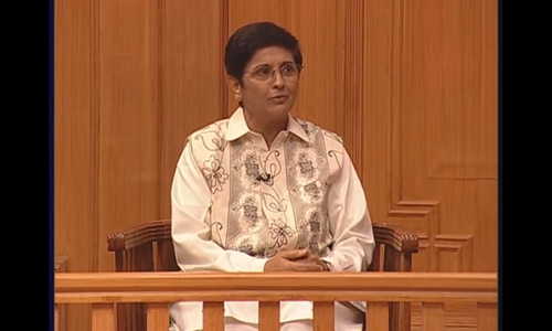 KIRAN BEDI in AAP KI ADALAT with Rajat Sharma