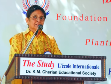 Speech of Dr. Kiran Bedi at Study School, Puducherry